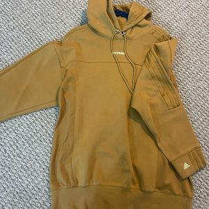 Adidas x Ivy Park Unisex 4ALL Hoodie Pullover Sweatshirt Brown Size S-